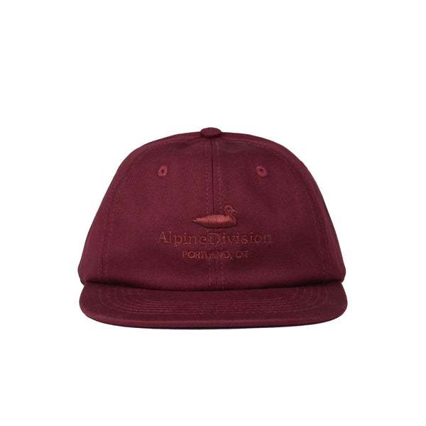Alpine Division Ballpark Burgundy 6-Panel Burgundy