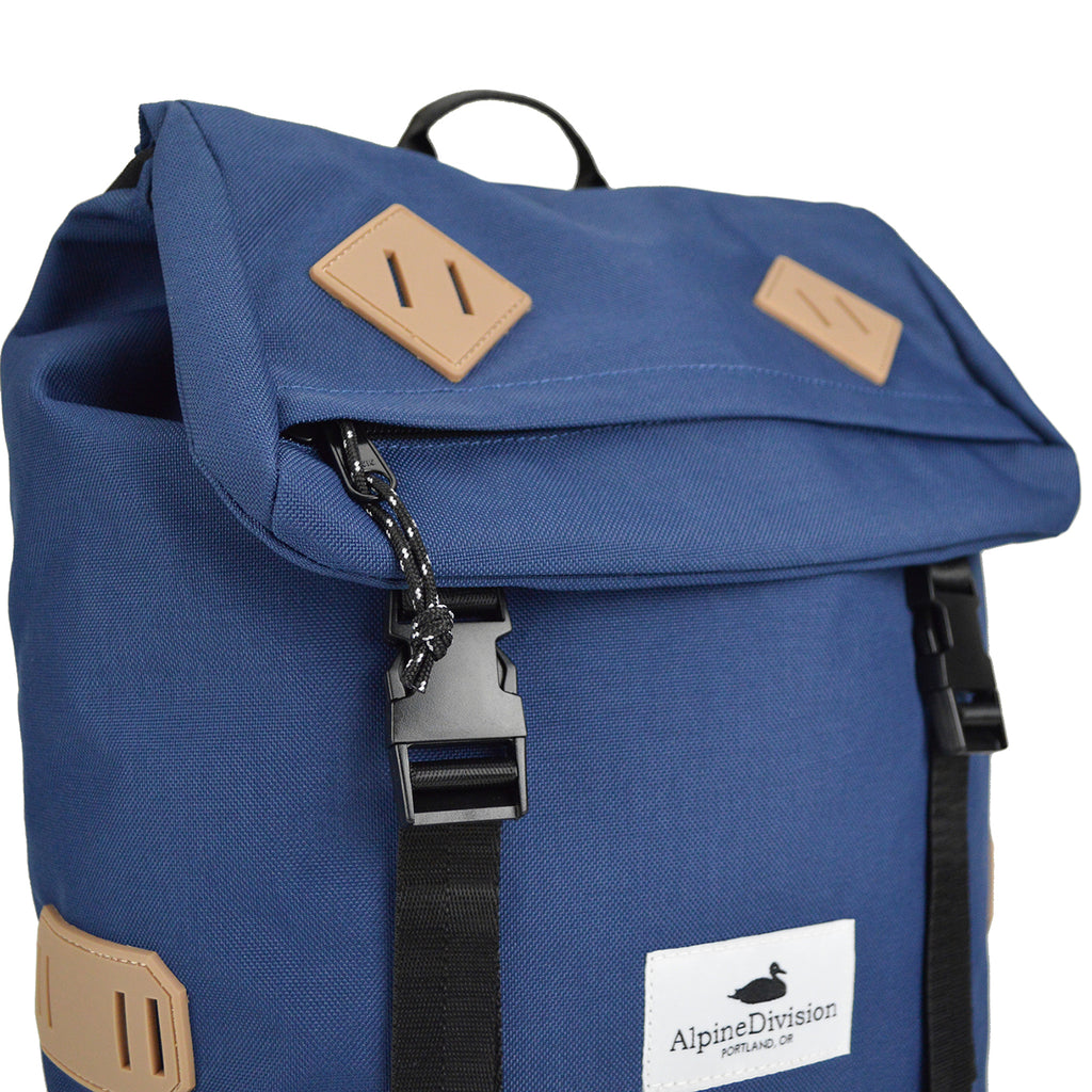 Alpine Division Water-Resistant Nylon Backpack