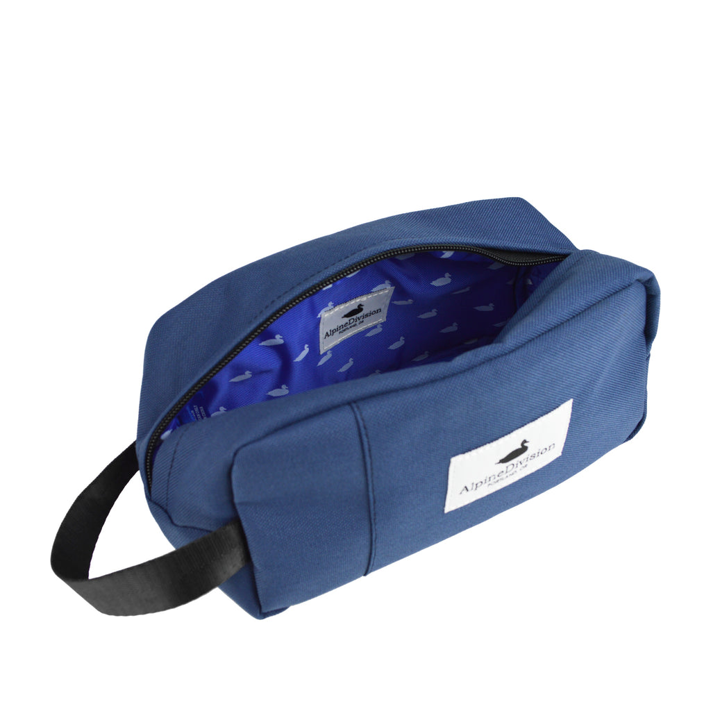 Alpine Division Nylon Toiletry Kit Navy 