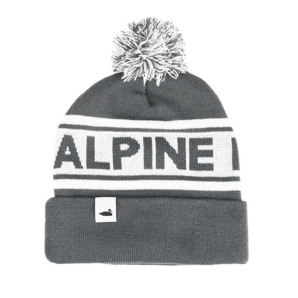 Alpine Division Pom Beanie Grey