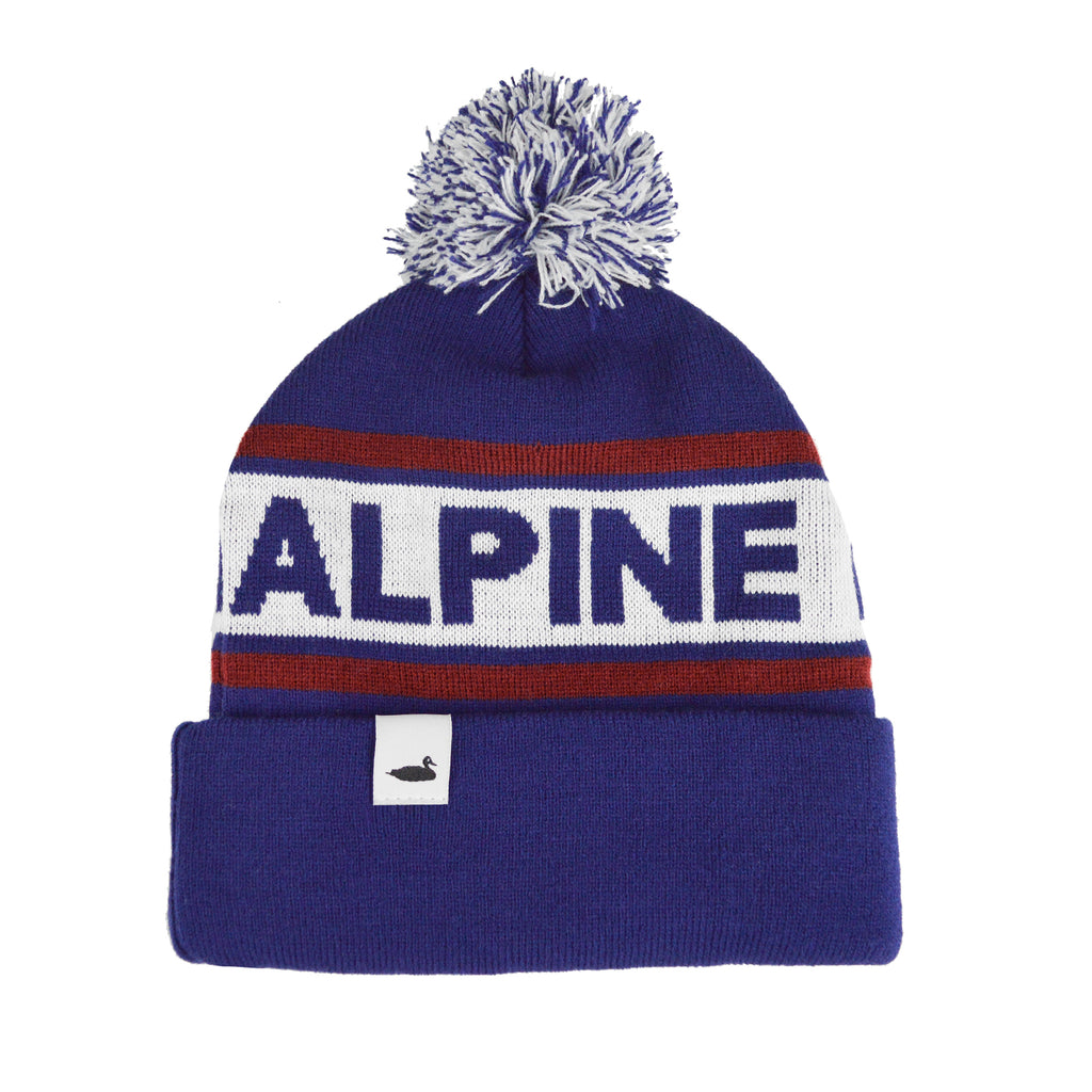 Alpine Division Summit Pom Beanie Navy
