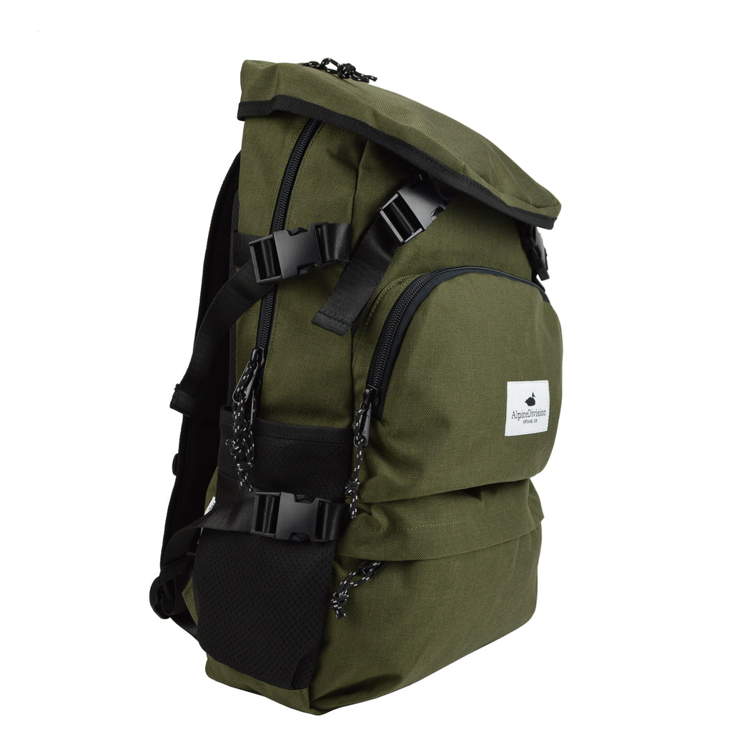 Alpine Divison Timberline Pack Forest Green Side