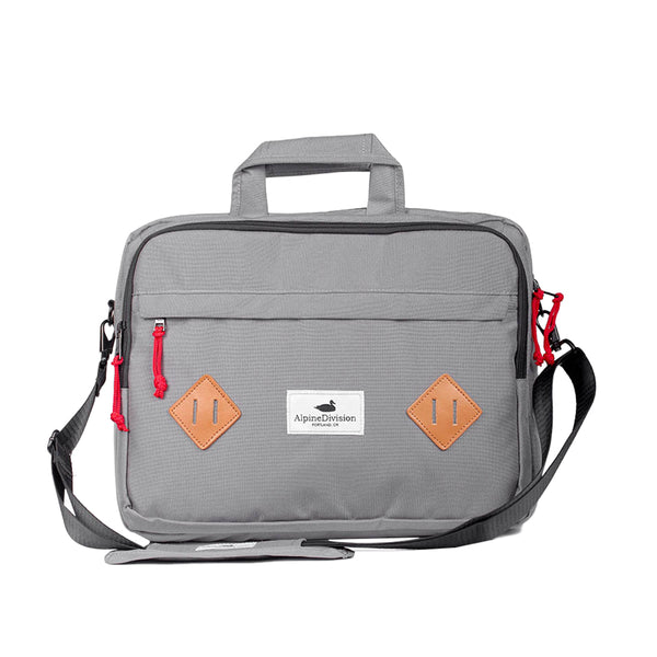 Alpine Division Marshall Laptop Messenger Grey